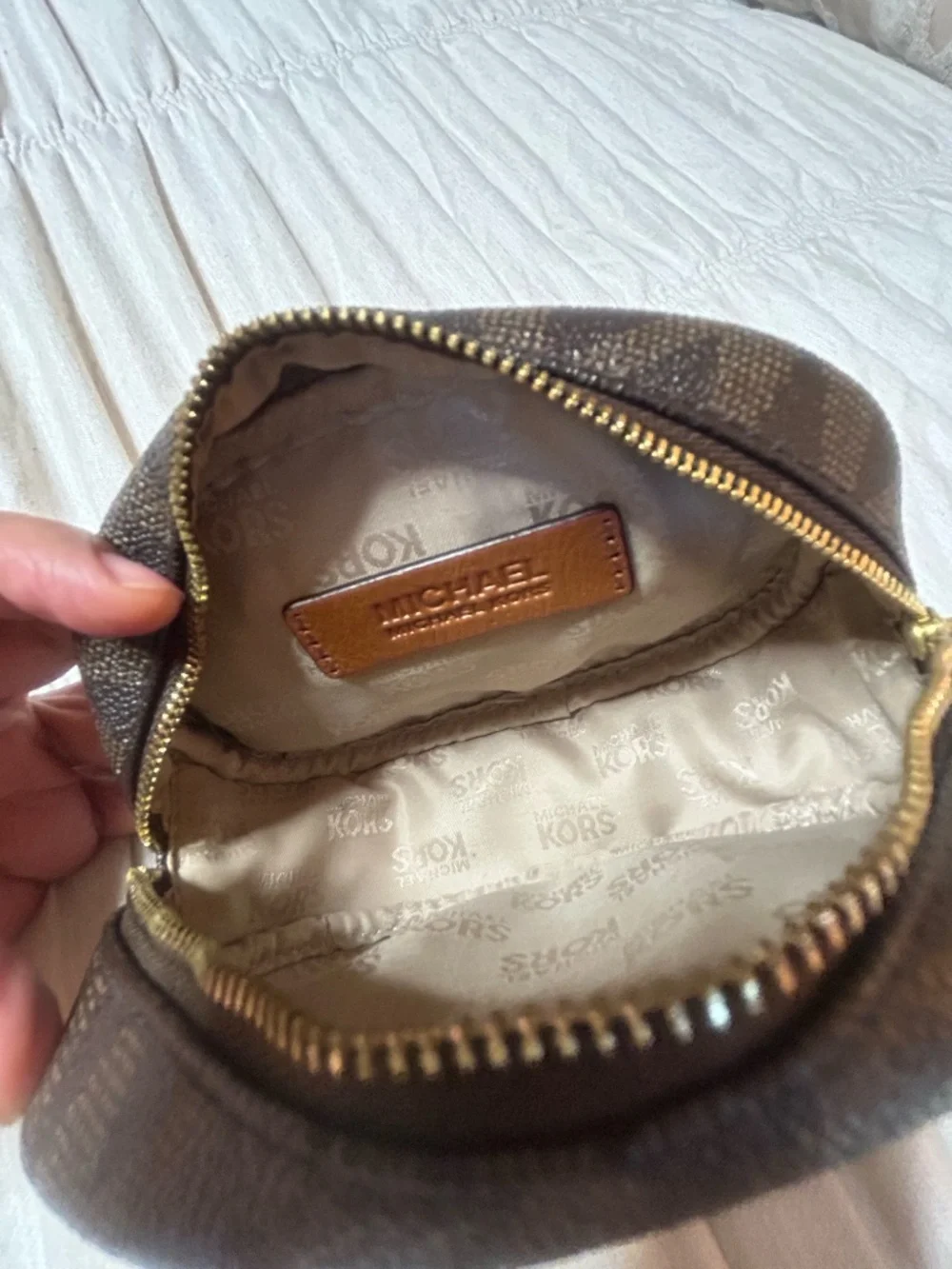 Michael Kors Cosmetic Pouch 6L X 4H X 2 1/2 W